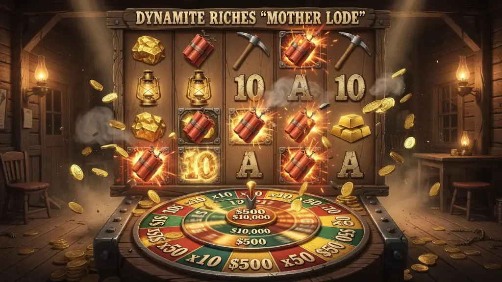 Dynamite Riches "Mother Lode" Review: Gameplay, Casino Experience, Pros & Cons