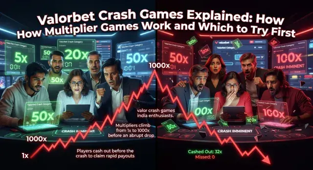 Valorbet Crash Games Explained: How Multiplier Games Work and Which to Try First